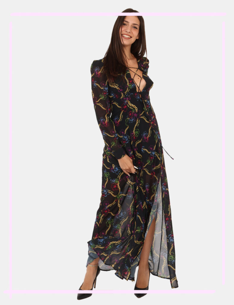 Vestito Denny Rose Nero Taglia S