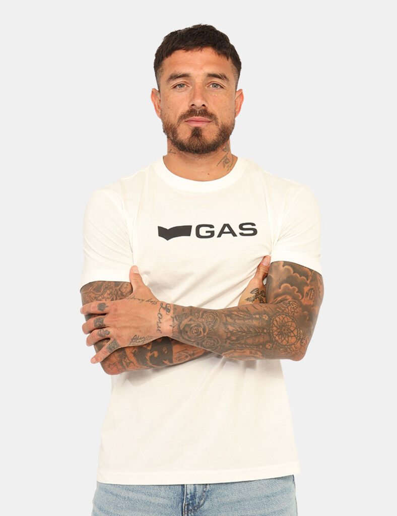 T-shirt Gas Bianco