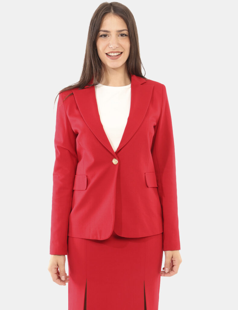 Blazer Denny Rose Rosso Taglia 42