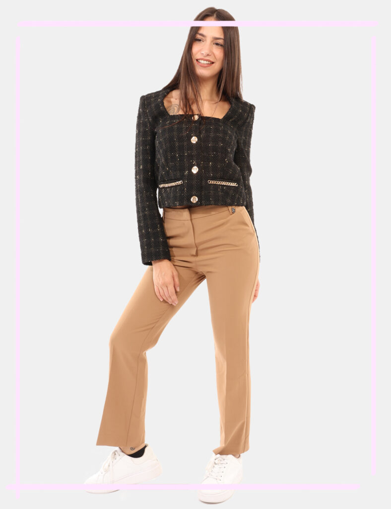 Pantalone Denny Rose Beige Taglia S