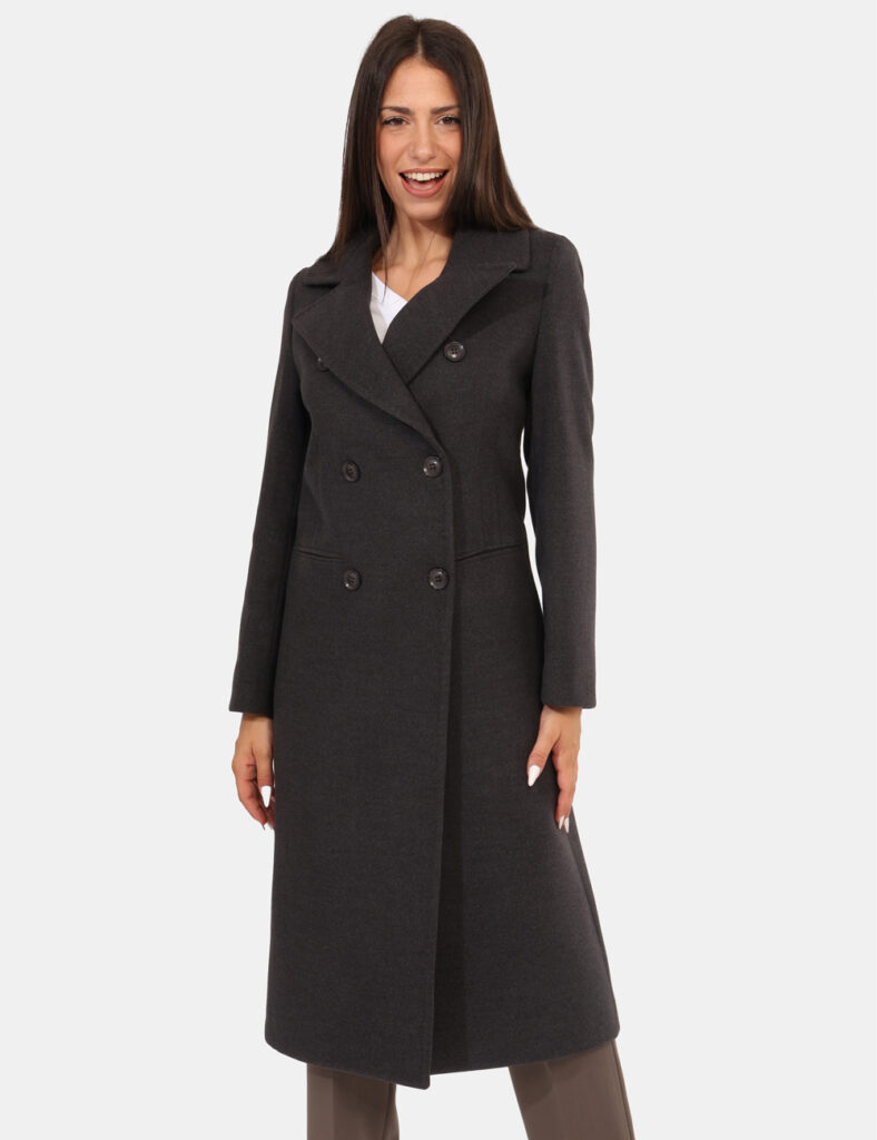 Cappotto Materica Grigio