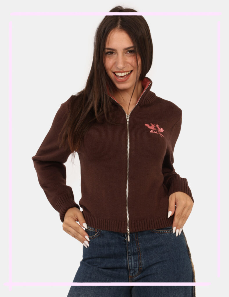 Maglione Ottod'Ame Marrone Taglia S