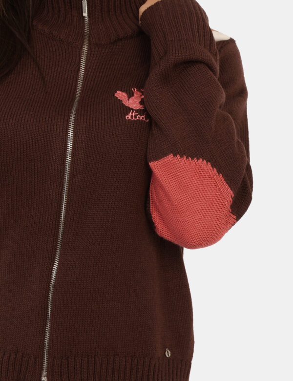 Maglione Ottod'Ame Marrone Taglia S - L’articolo appartiene al campionario esclusivo di stagione: pezzo unico.Cod. art. DK92