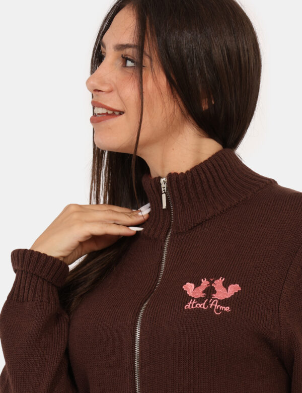 Maglione Ottod'Ame Marrone Taglia S - L’articolo appartiene al campionario esclusivo di stagione: pezzo unico.Cod. art. DK92