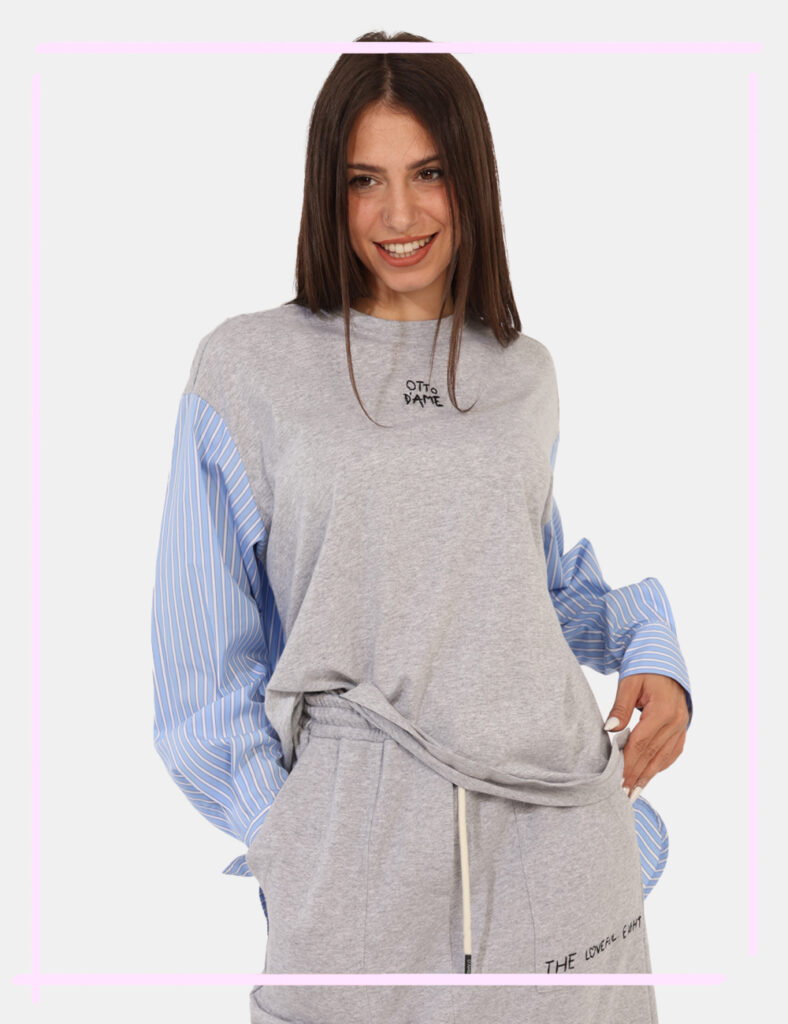 Felpa Ottod'Ame Grigio Taglia S