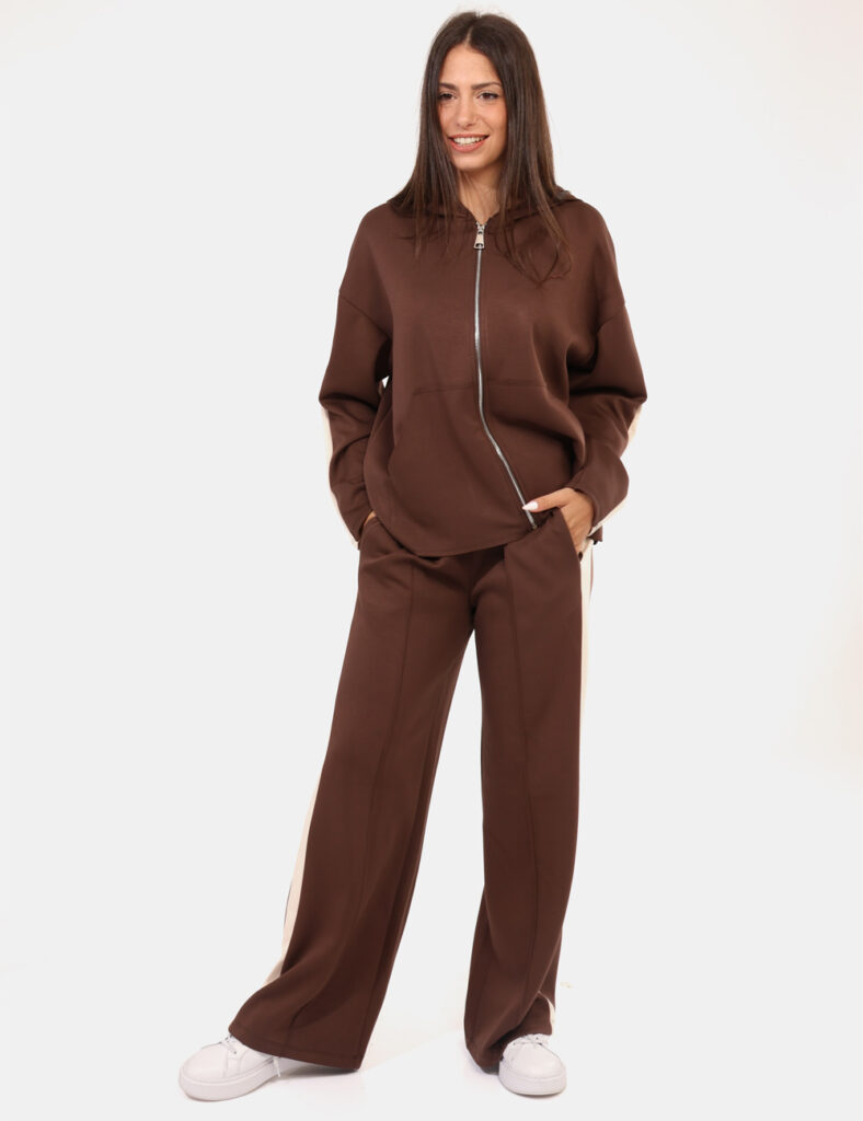 Pantaloni Rue De Clerie Marrone