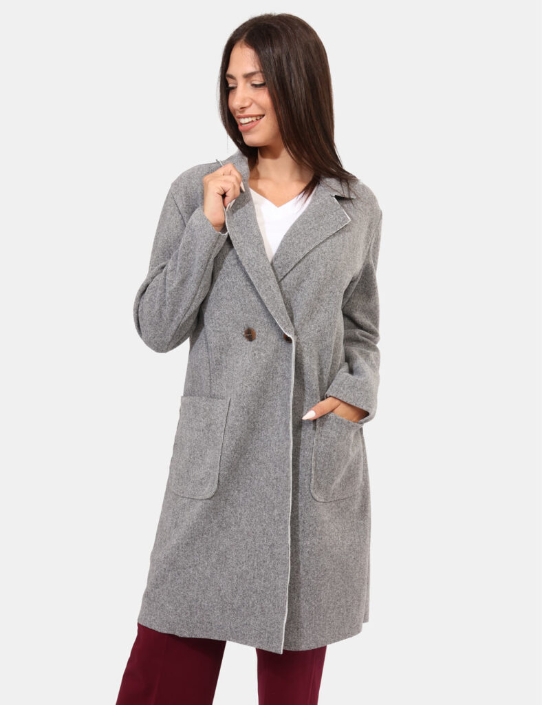 Cappotto Rue De Clerie Grigio