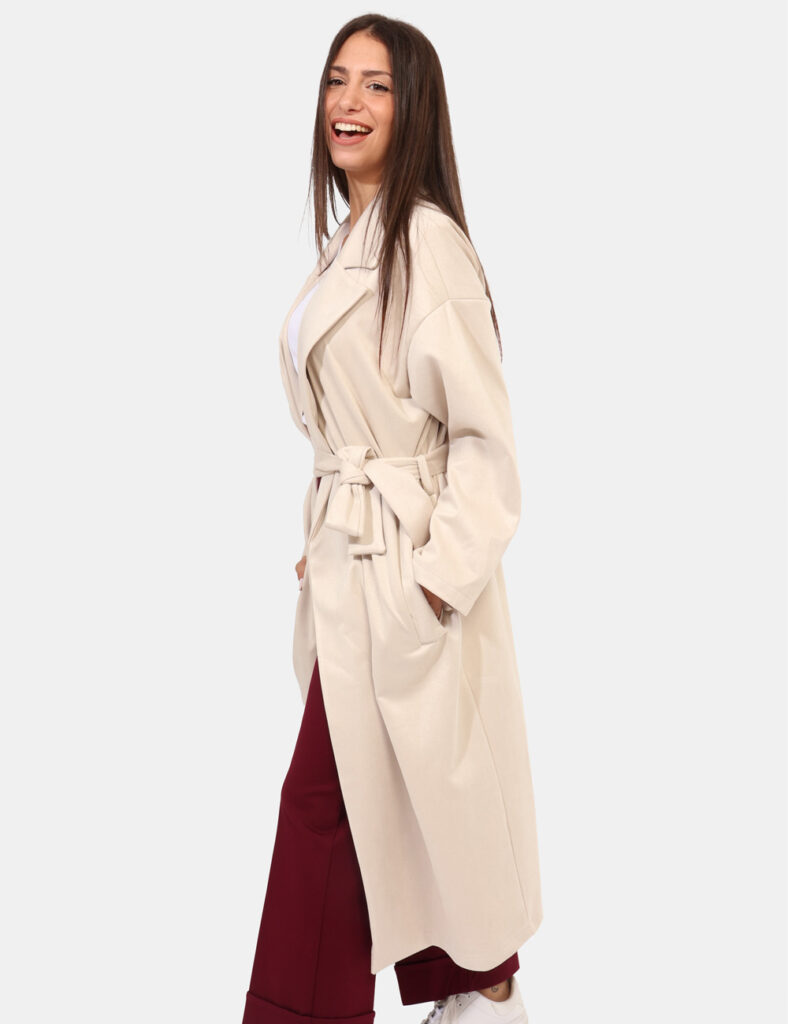 Cappotto Rue De Clerie Panna