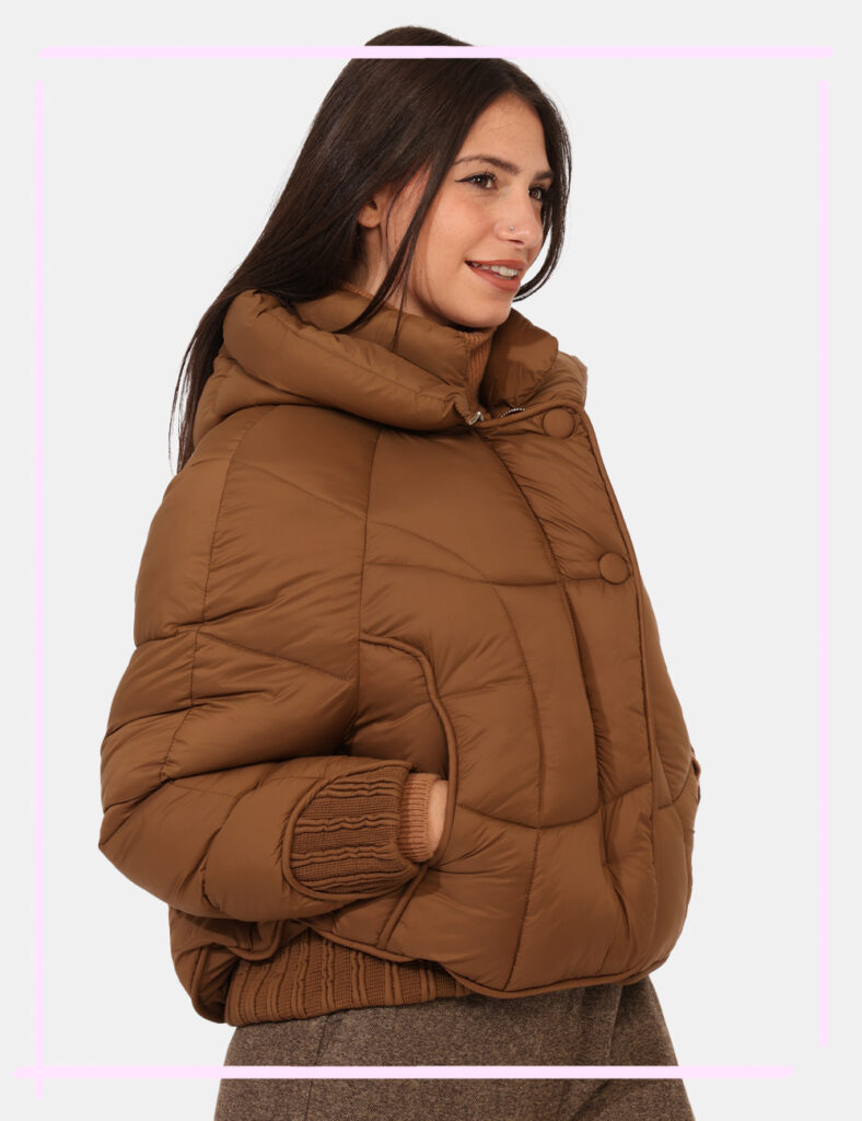 Abbigliamento donna scontato - Piumino Fracomina Marrone Taglia S
