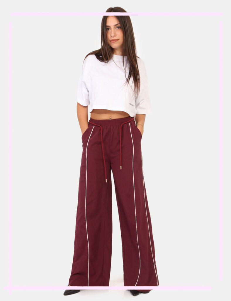 Fracomina outlet - Pantalone Fracomina Bordeaux Taglia S