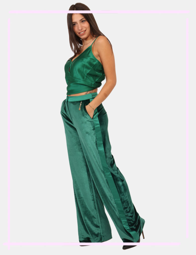 Fracomina outlet - Pantalone Fracomina Verde Taglia 42