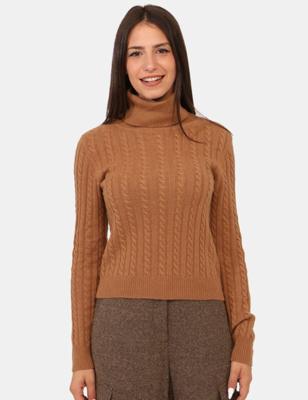 Maglione Fracomina Marrone Taglia S - L’articolo appartiene al campionario esclusivo di stagione: pezzo unico.Cod. art. FR25