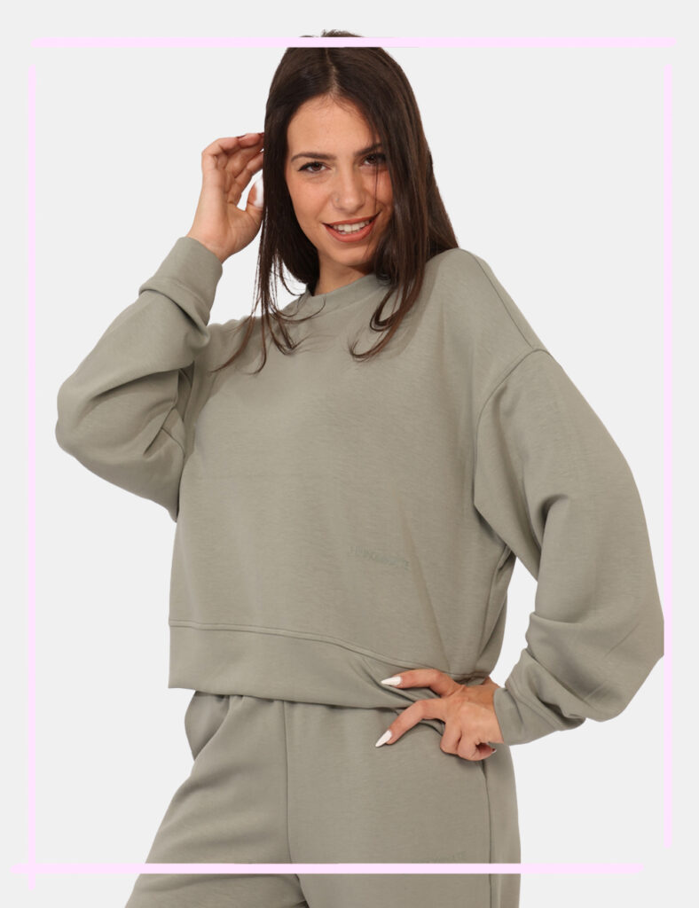 Abbigliamento donna scontato - Felpa Hinnominate Verde Taglia S
