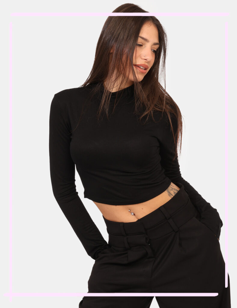 Abbigliamento donna scontato - Lupetto Hinnominate Nero Taglia S