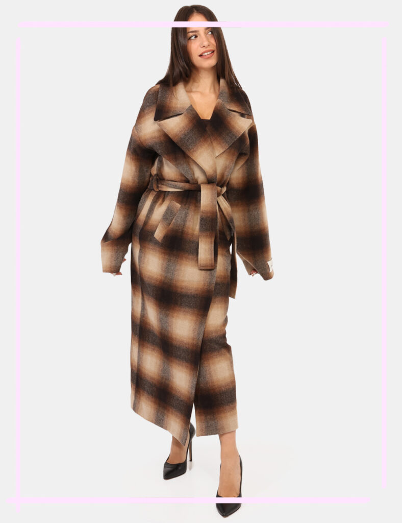 Abbigliamento donna scontato - Cappotto Hinnominate Marrone Taglia S