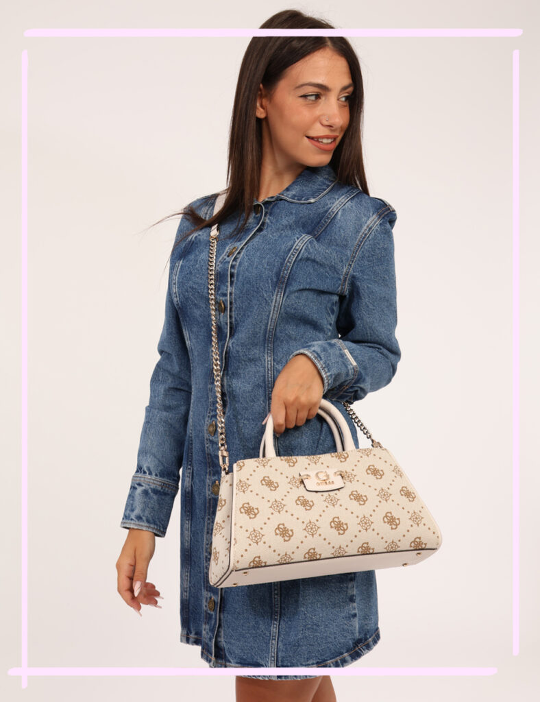 Borsa Guess Bianco