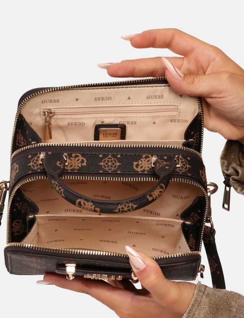 Accessori da donna - Pochette Guess Marrone