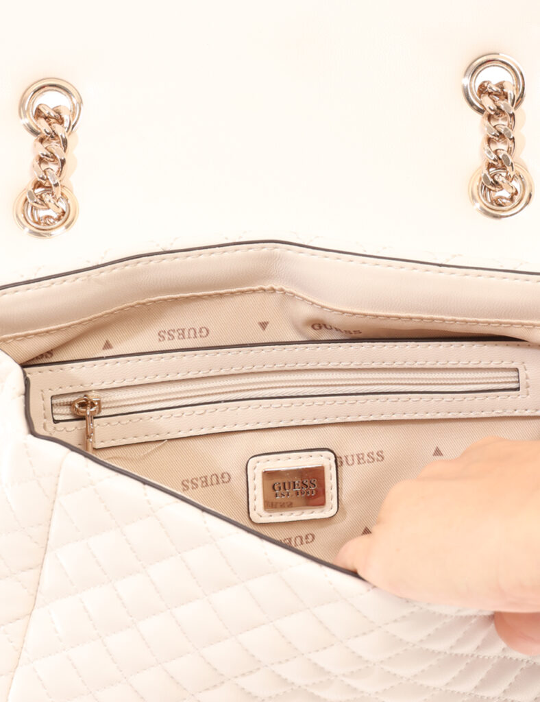 Pochette Guess Bianco