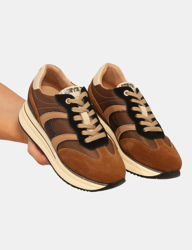 Scarpe da Donna scontate - Sneakers Keys Marrone