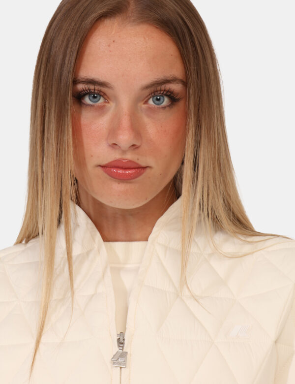 Gilet K-Way Bianco Taglia S - L’articolo appartiene al campionario esclusivo di stagione: pezzo unico.Cod. art. K2142IW GI C