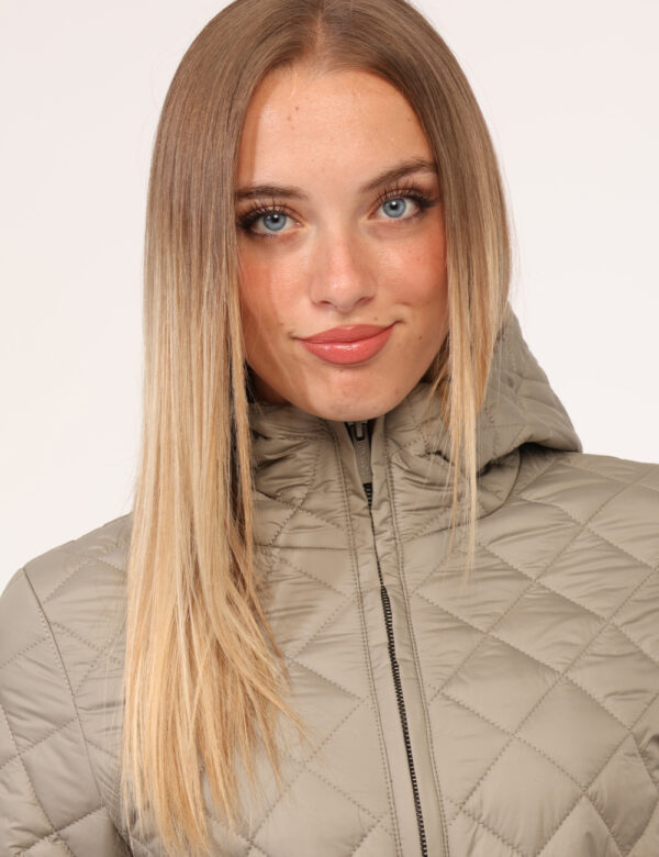 Piumino K-Way Grigio Taglia S - L’articolo appartiene al campionario esclusivo di stagione: pezzo unico.Cod. art. K21519W GI
