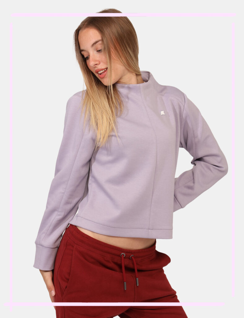 Felpa K-Way Viola Taglia S