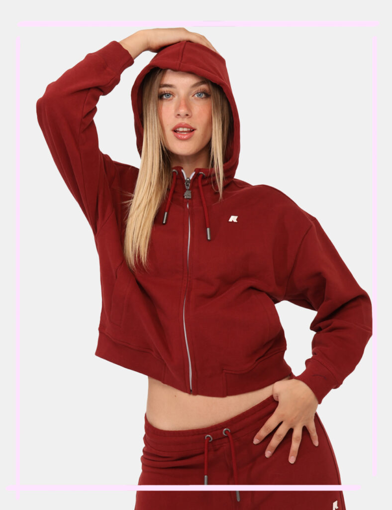 Felpa K-Way Bordeaux Taglia S