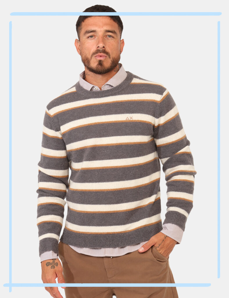 Maglione Sun68 Grigio Taglia L
