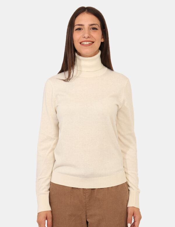 Maglione Sun68 Bianco Taglia S - L’articolo appartiene al campionario esclusivo di stagione: pezzo unico.Cod. art. K45202 SU