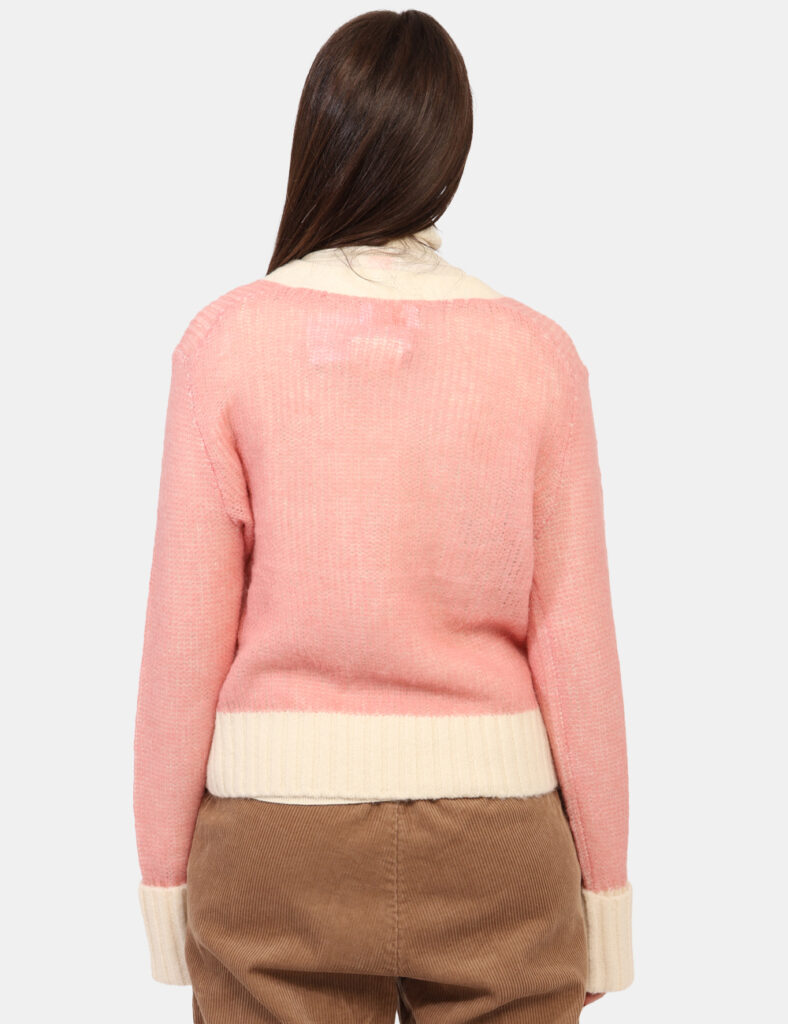 Abbigliamento donna scontato - Maglione Sun68 Rosa Taglia S