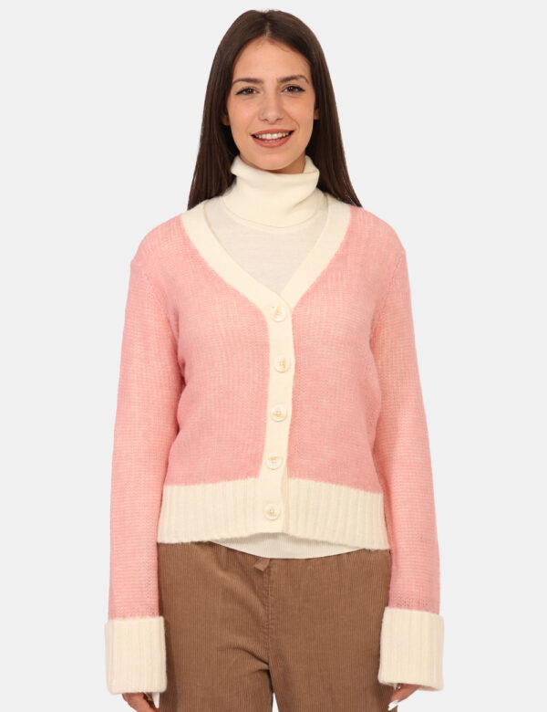 Maglione Sun68 Rosa Taglia S - L’articolo appartiene al campionario esclusivo di stagione: pezzo unico.Cod. art. K45219 SU C