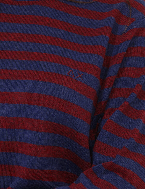 Maglione Sun68 Blu Taglie S - L’articolo appartiene al campionario esclusivo di stagione: pezzo unico.Cod. art. K45258 SU CA