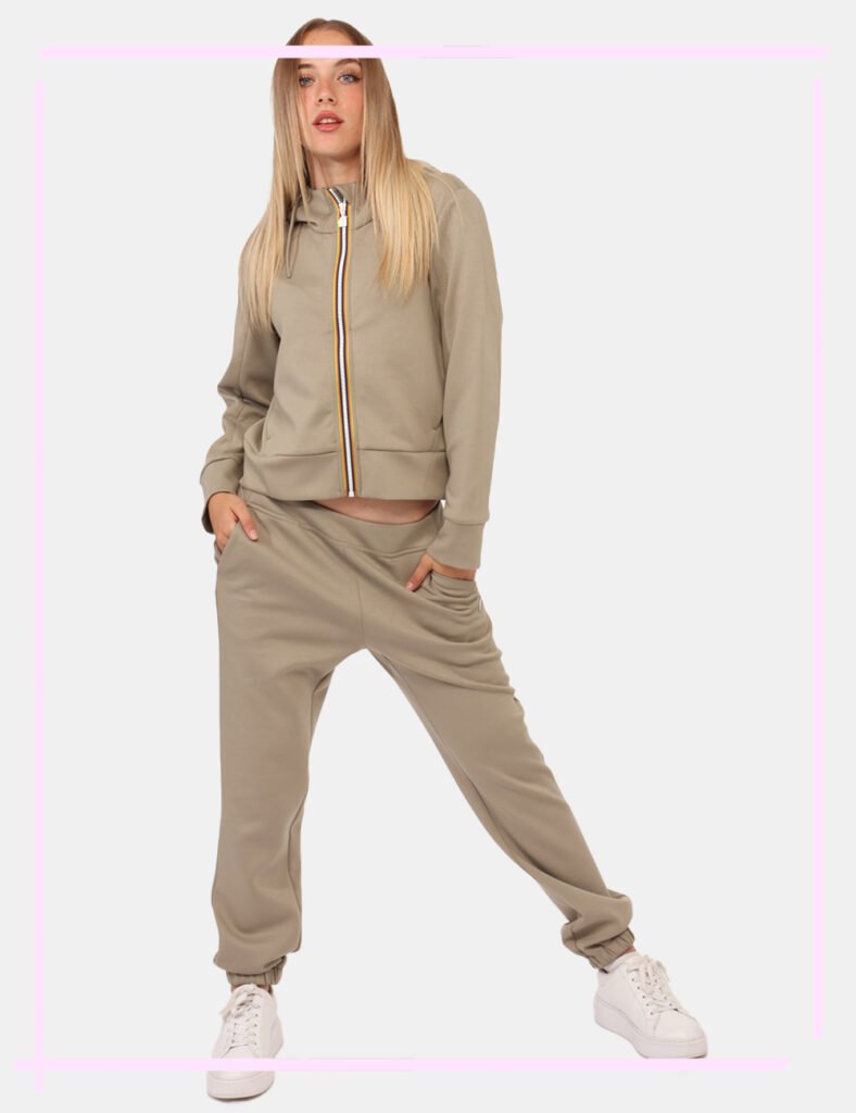 Pantaloni K-Way Verde Taglia S