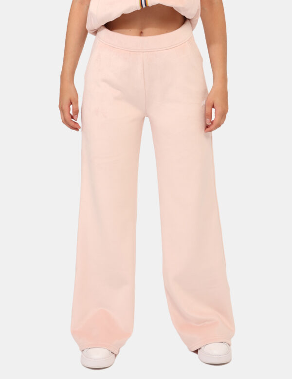 Pantaloni K-Way Rosa Taglia S - L’articolo appartiene al campionario esclusivo di stagione: pezzo unico.Cod. art. K7128CW GI
