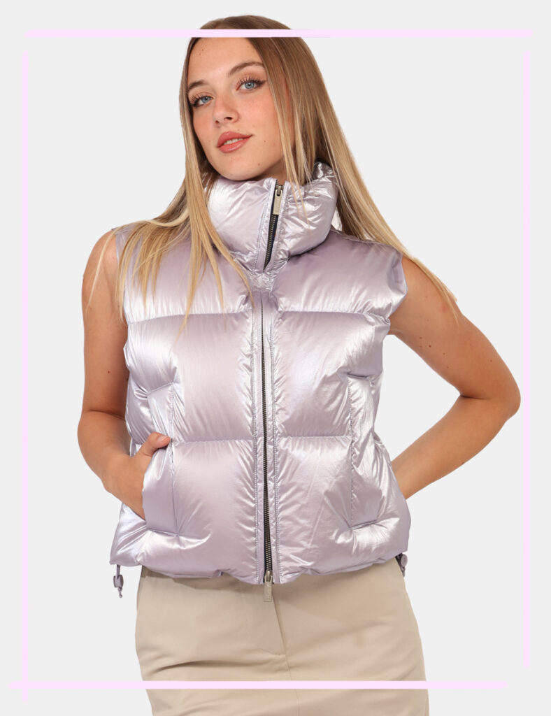 Piumino K-Way Viola Taglia S