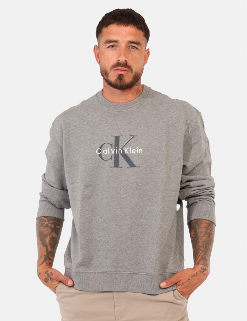 Felpa Calvin Klein Grigio