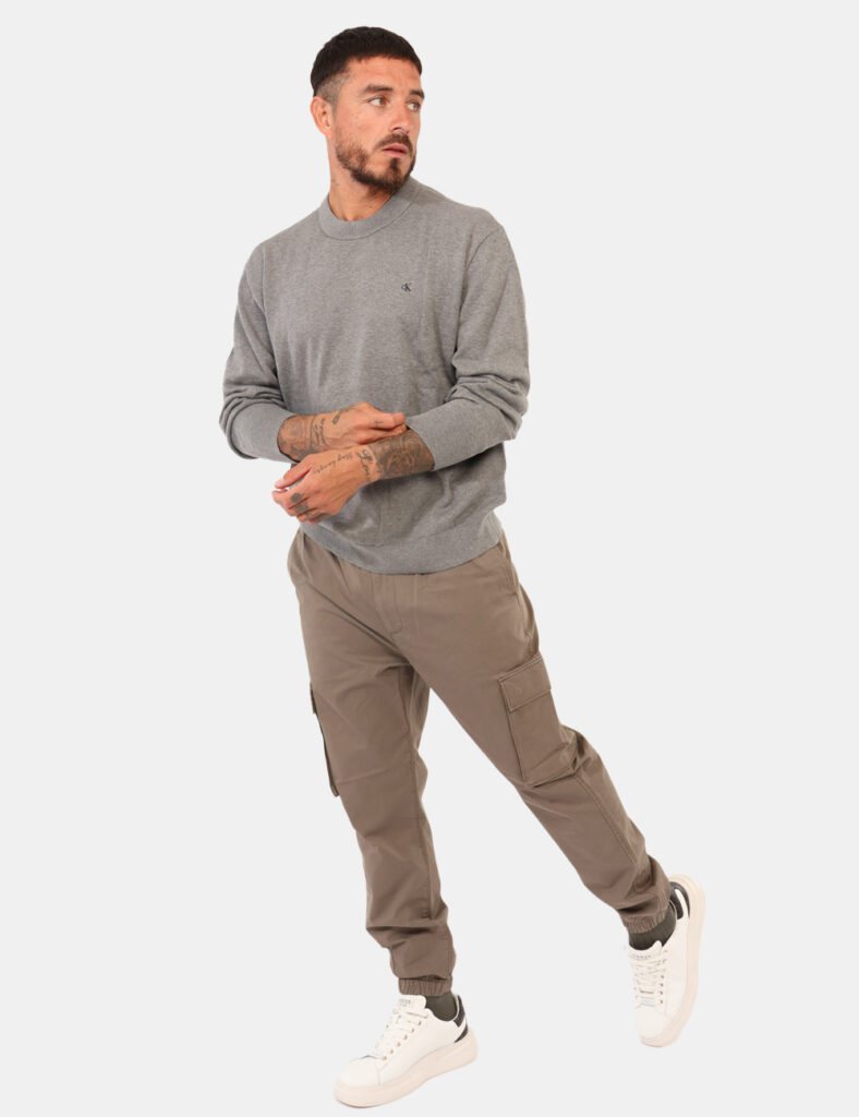Outlet pantaloni uomo scontati - Pantaloni Calvin Klein Grigio