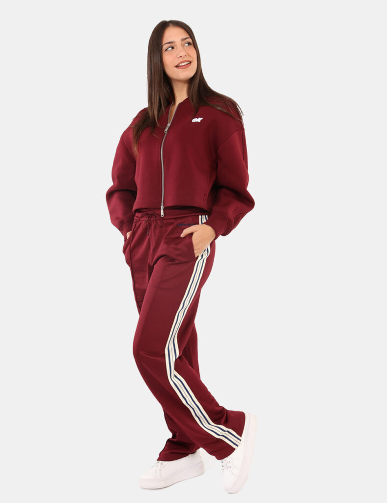 Pantaloni Calvin Klein Bordeaux