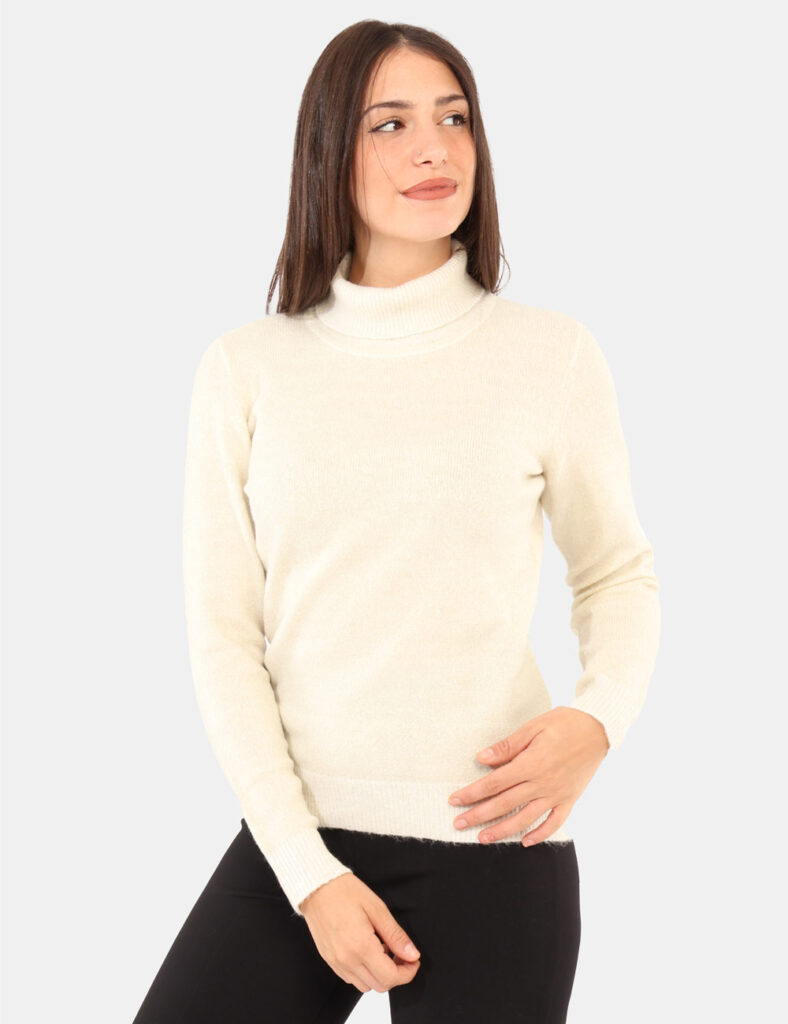 Abbigliamento donna scontato - Maglione Yes Zee Bianco