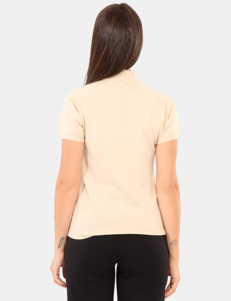 Abbigliamento donna scontato - Maglia Yes Zee Beige