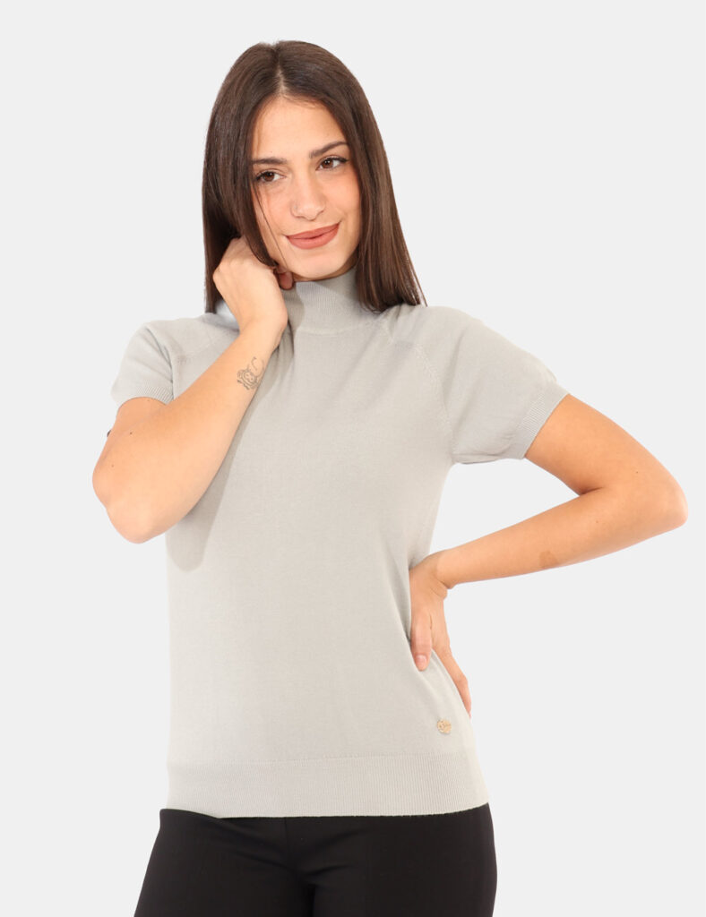 Abbigliamento donna scontato - Maglia Yes Zee Grigio