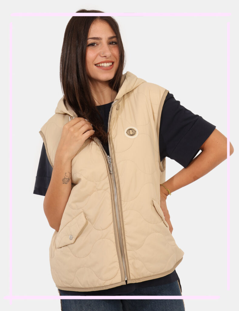 Gilet Ottod'Ame Beige Taglia S