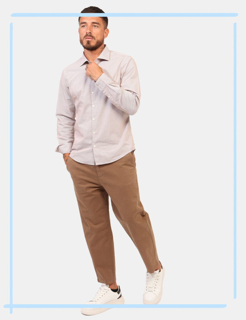 Pantaloni Sun68 Marrone Taglia L