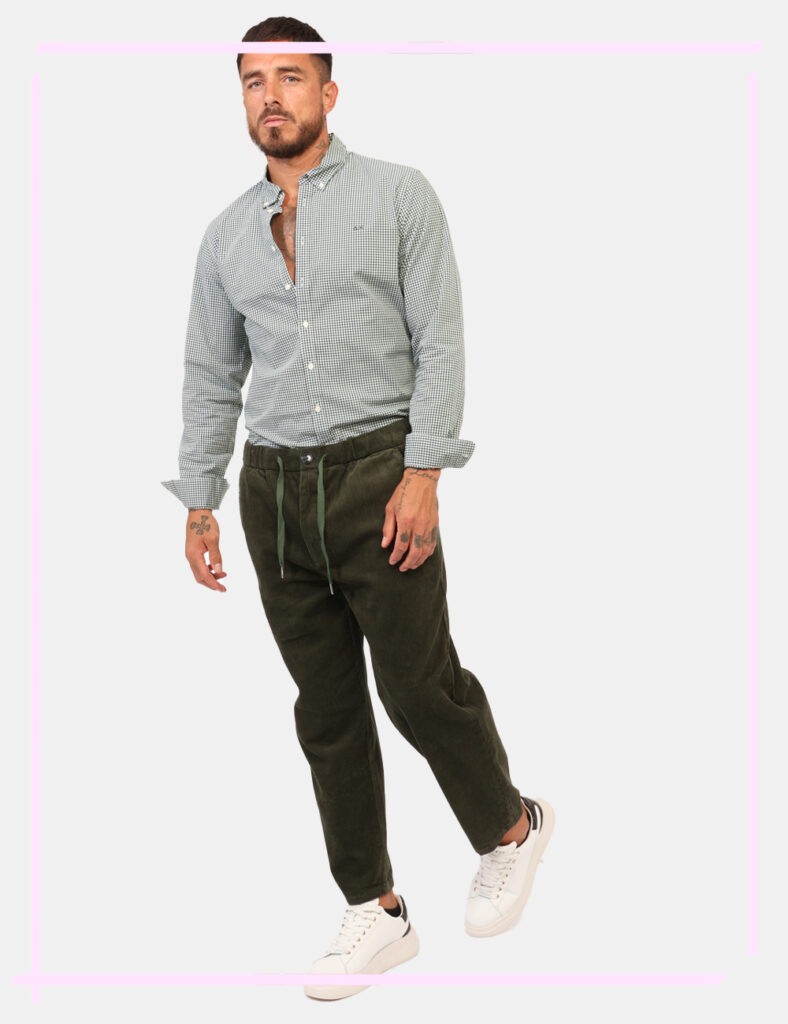Pantaloni Sun68 Verde Taglia L