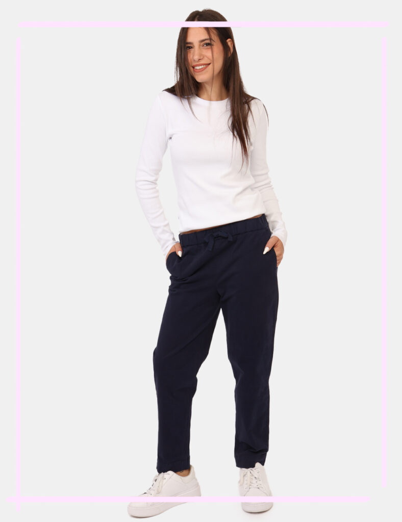 Abbigliamento donna scontato - Pantalone Sun68 Blu Taglie S