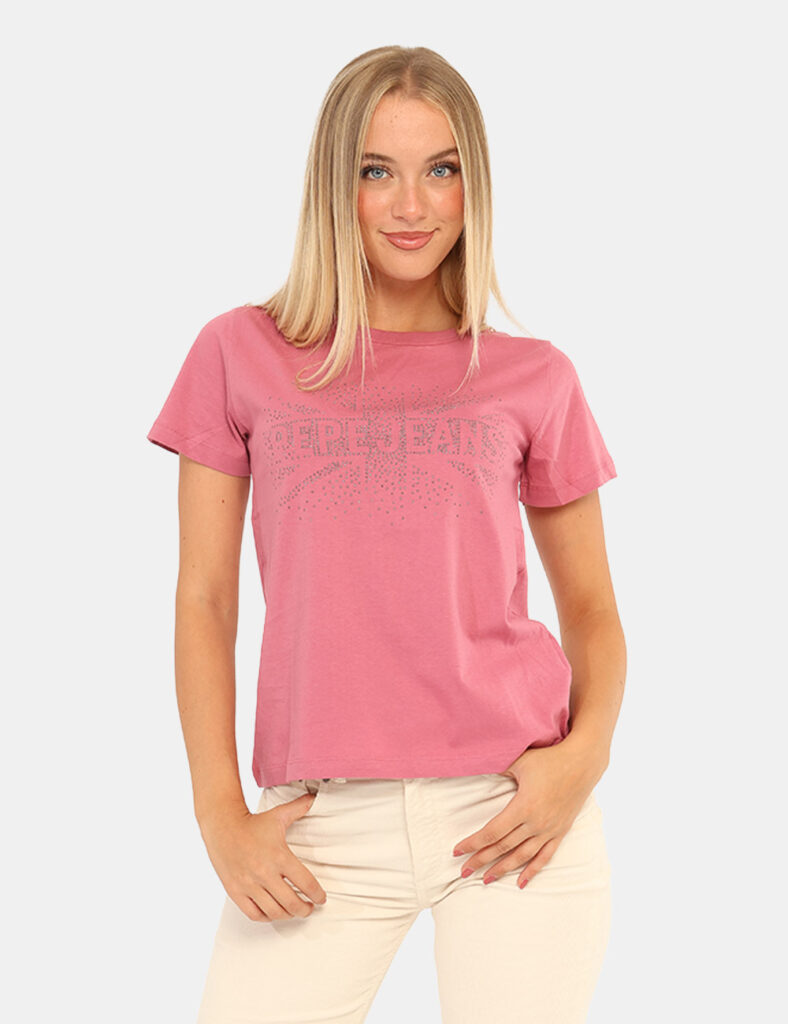 Abbigliamento donna scontato - T-shirt Pepe Jeans Rosa
