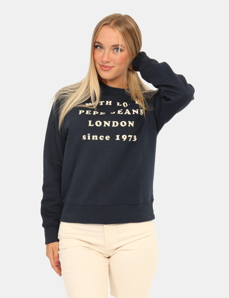 Felpe da donna scontata - Felpa Pepe Jeans Blu