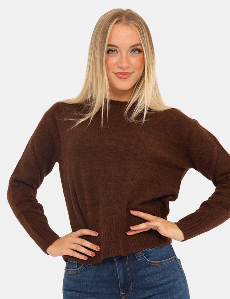 Abbigliamento donna scontato - Maglione Pepe Jeans Marrone