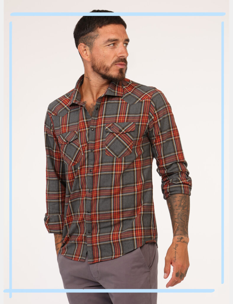 Camicia Sun68 Grigio Taglia L