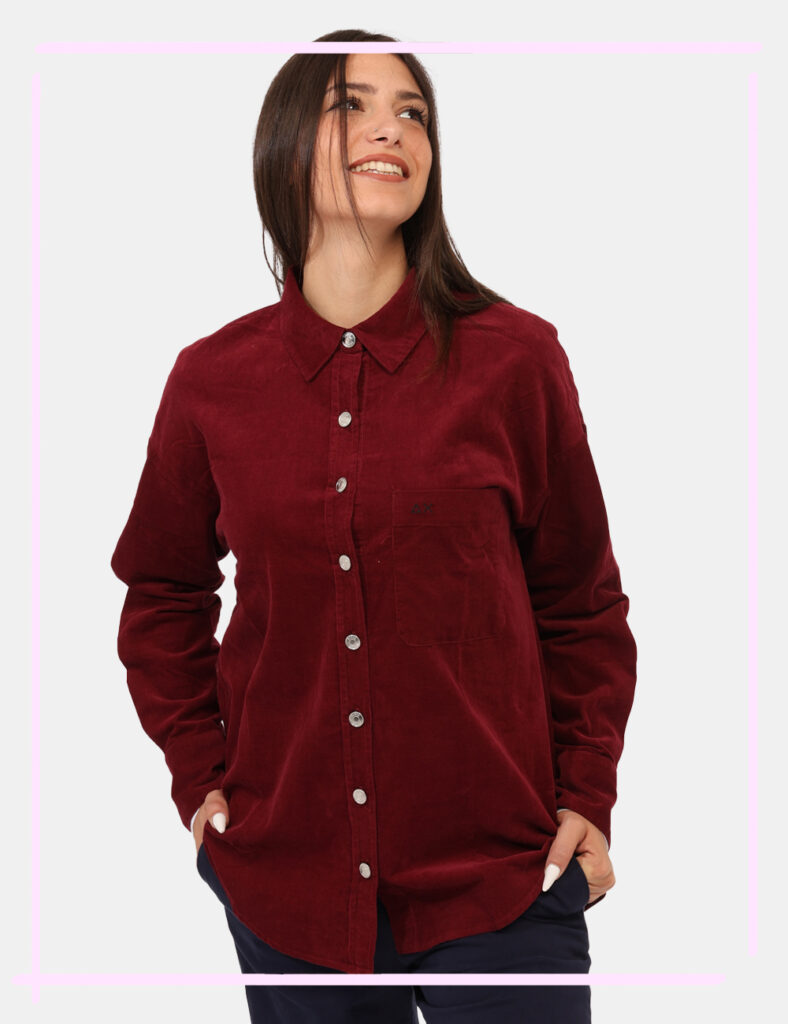 Camicia Sun68 BordeauxTaglia M